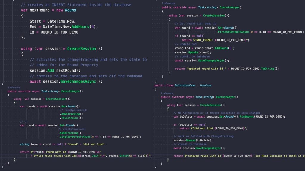 CRUD- mit Ef core